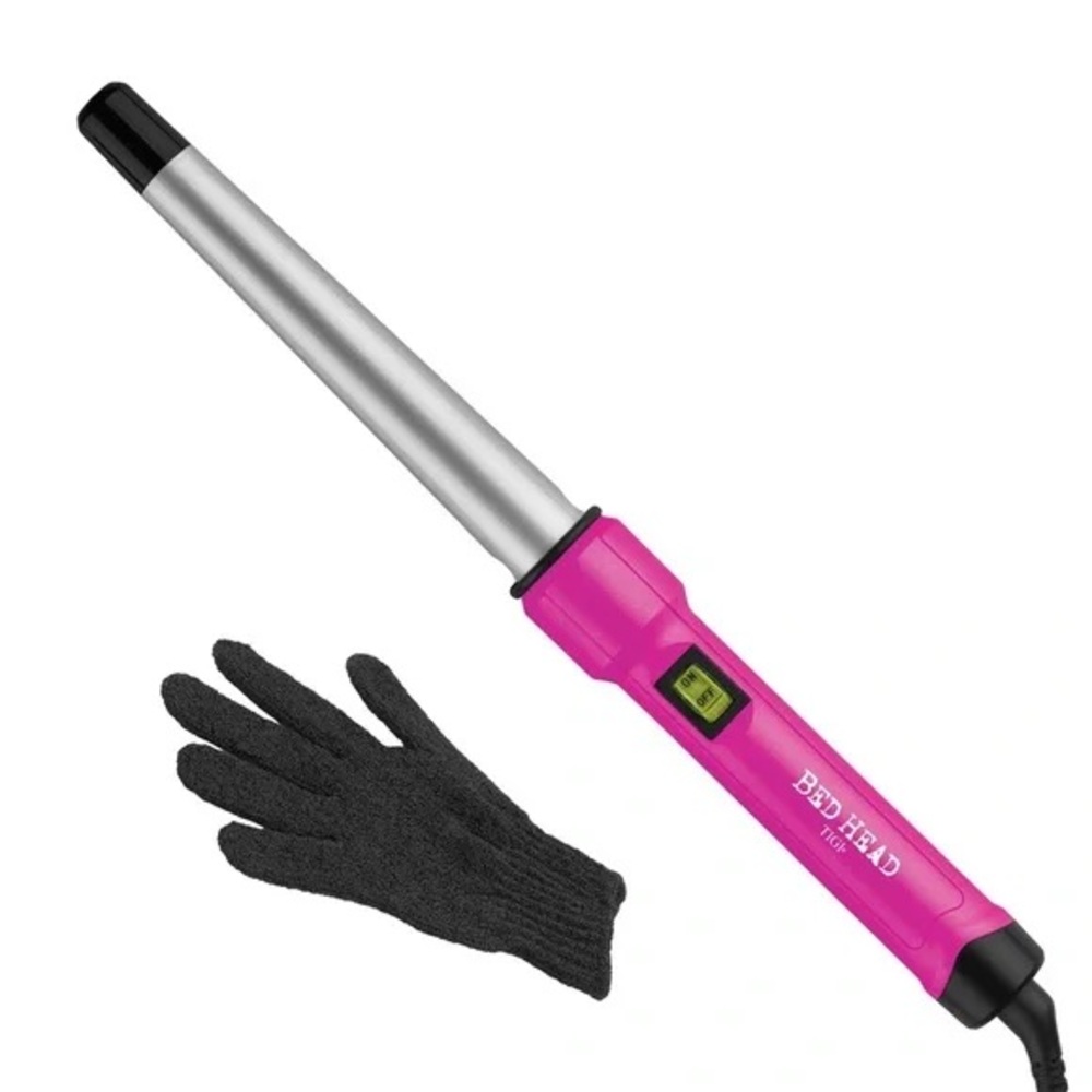 BedHead Pink and Silver Curling Wand